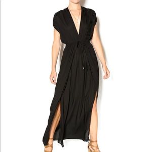 Elan Deep V Maxi Dress *NEVER WORN*